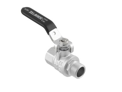 Raftec 1/2″ FM ventil s pákou – niklovaná mosaz, plnoprůchodný