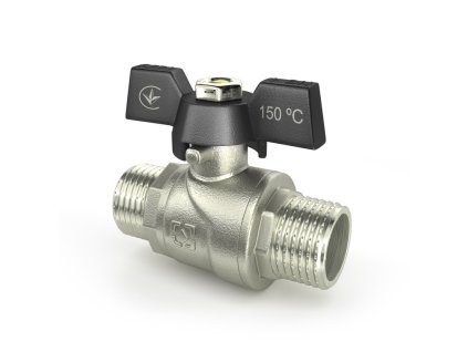 Kulový ventil RAFTEC 1/2" MM motýl