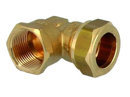 Svěrné koleno na CU trubku 15x1/2" vnitřní
