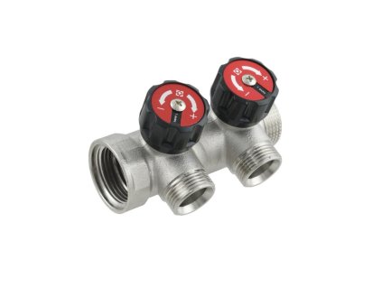 Sanitární rozdělovač 1"X3/4", 2-CESTNÝ