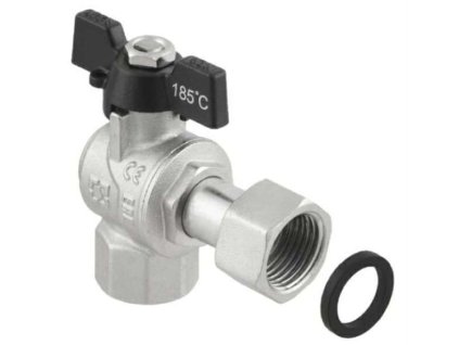 Rohový kulový kohout 1/2" x 1/2" s převlečnou matkou (DRBZ1)