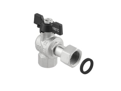 Rohový kulový kohout 3/4"x3/4"s převlečnou matkou (DRBZ2)