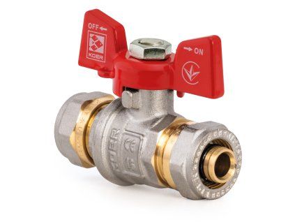 Kulový kohout pro PEX-AL 16x16, KOER