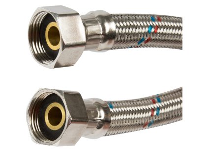 Flexi hadice nerezová 3/8" x 3/8" FF, 80 cm