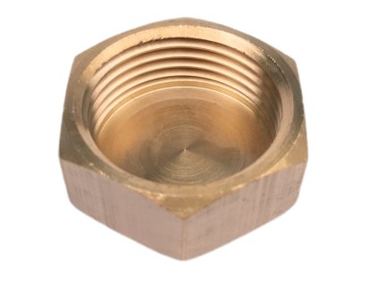 mosazné víčko 1 palec s vnitřním závitem (F), CW617N