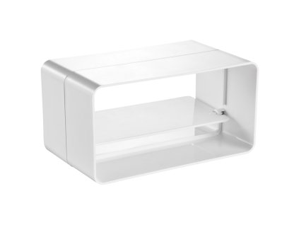 Ventilační spojka se zpětnou klapkou D/LPP plochá 110 x 55 mm