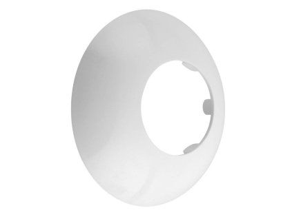 Krytka potrubí 85 x 50 mm, bílá