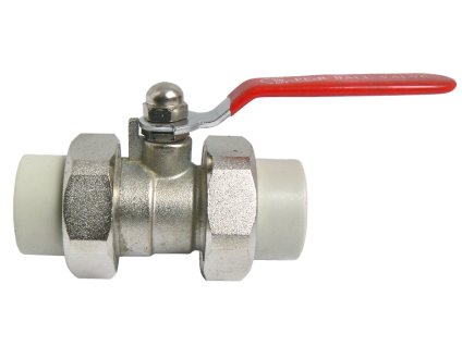 PPR Kulový kohout 25mm s varným rozebíratelným šroubením