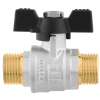 Kulový ventil 1" MM motýl, RAFTEC (DRB3131)