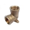 Nástěnné koleno mosazné 3/4" FF