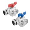 Sada rohových kulových kohoutů s teplotním čidlem 1" (RKMAV03)
