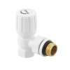 Sada rohových uzavíracích ventilů, bílá, DKU11-W