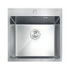 Nerezový dřez 500 x 500mm DECOR se sifonem, MIXXUS