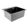 Nerezový dřez 500 x 450mm GRAPHITE se sifonem, MIXXUS
