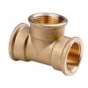 mosazný T-kus 3/4 palce se třemi vnitřními závity, CW617N