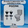 Šrouby k upevnění WC nádržky k míse, M8 x 80 mm (2 kus) - A1/273A