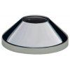 Růžice krycí k bateriím chrom, 3/4" , kovová 20 mm
