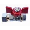 Kulový ventil 1/2"x1/2" motýl, s matkou