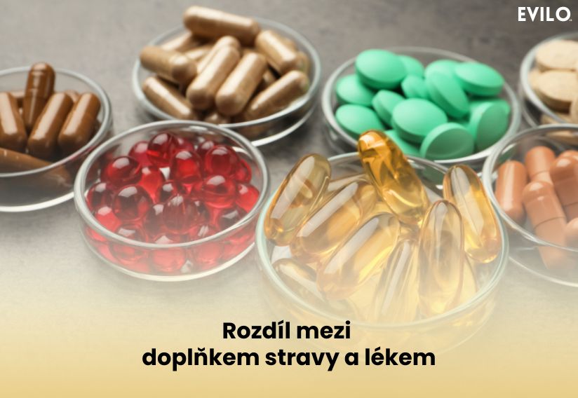 Rozdíl mezi doplňkem stravy a lékem