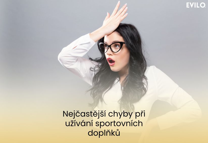 Nejčastější chyby při užívání sportovních doplňků