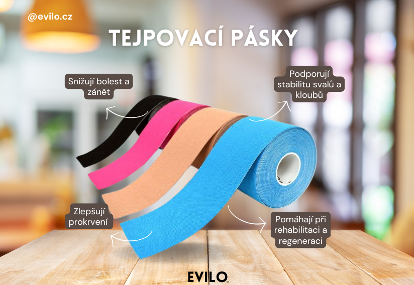 Tejpovací pásky – Podpora pro vaše tělo i pohyb! 🩹