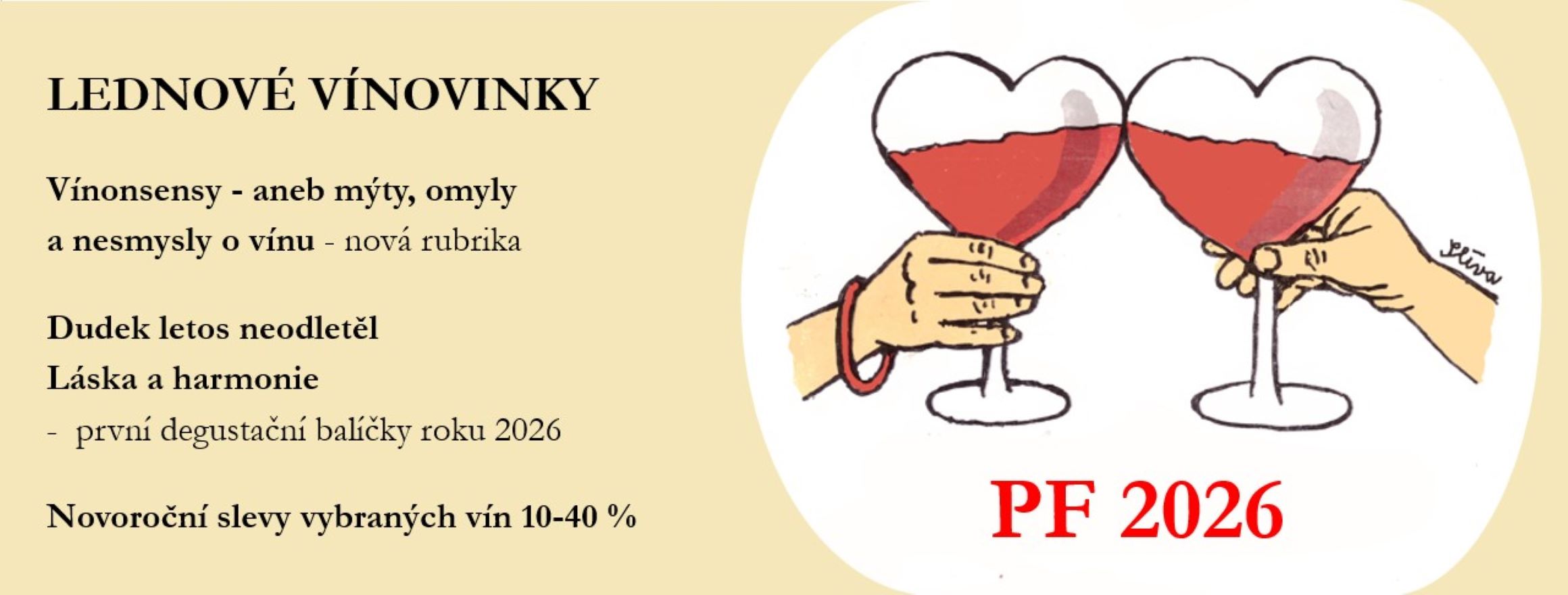 Lednové vínovinky PF