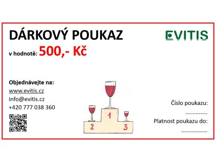 Dárkový poukaz 500,- Kč