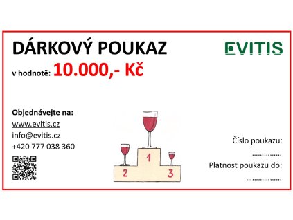 Dárkový poukaz 10000,- Kč