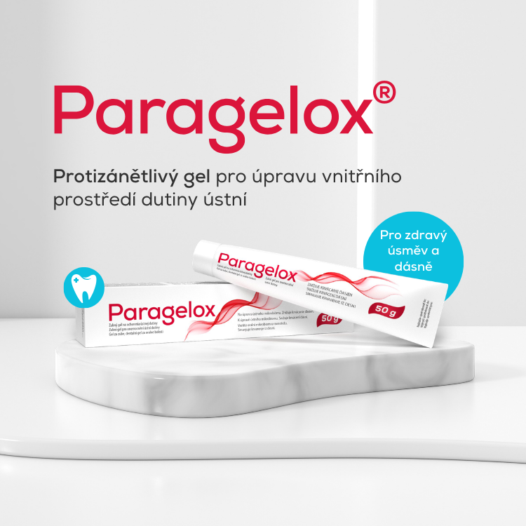Paragelox, protizánětlivý gel pro léčbu parodontitidy