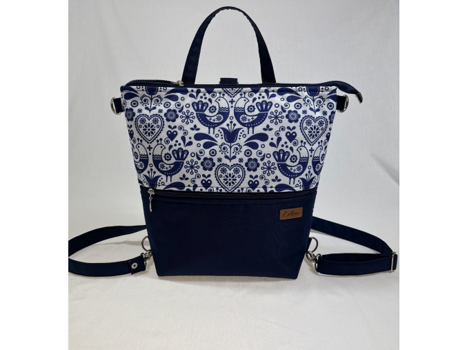 Batôžtek a crossbody kabelka v jednom Folk