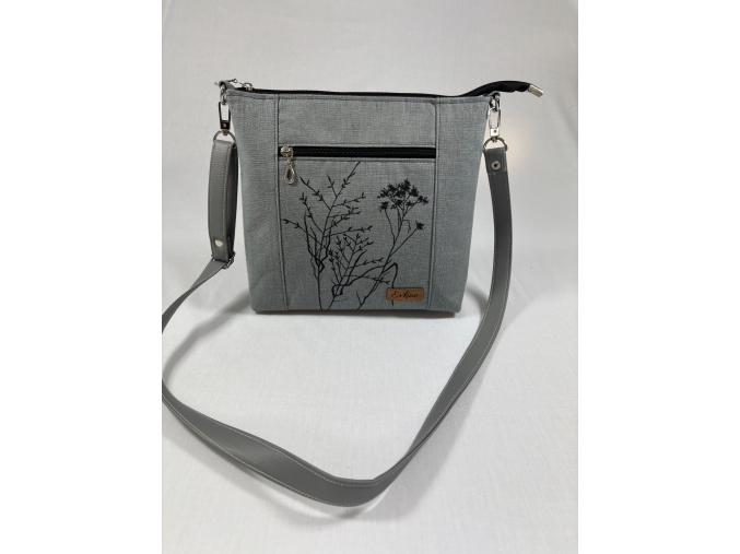 Ľanová crossbody kabelka