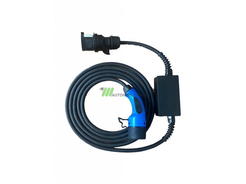 evplug/Chargeur EV Portable Voiture Electrique (Type 2, 8m, + Adaptateur  P17, 7,4kW