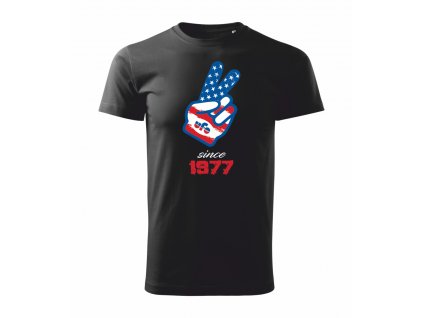 Pánské tričko UFO - Since 1977 Black