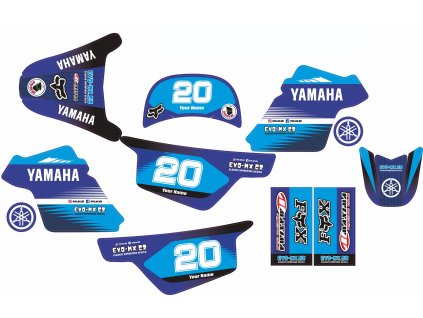 Sada polepů Yamaha PW 50 1998-24 - Blue