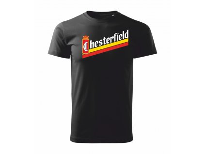 Pánské tričko Chesterfield - Black/White/Grey