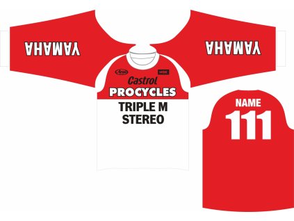 Motokrosový retro dres Yamaha