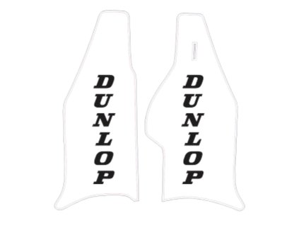 Polepy krytů předních vidlic Kawasaki KX 125/250 2004-08 DUNLOP