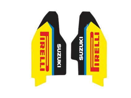 Polepy krytů předních vidlic Suzuki RM 125/250 2004-06