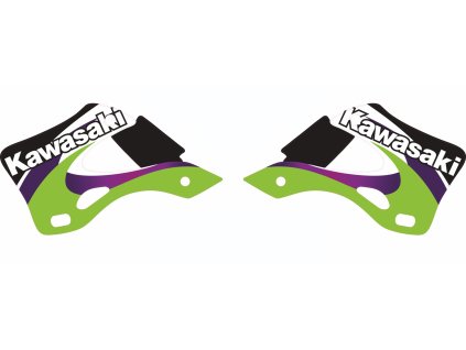 Polepy spojlerů a nádrže Kawasaki KX 125/250 1999-02
