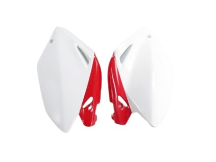 Boční tabulky Honda CRF 250R 2004-05 - White-Red