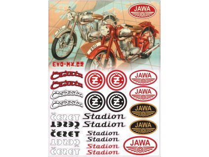 Sada samolepek Jawa