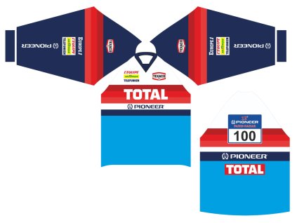 Motokrosový retro dres Pioneer