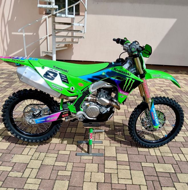 Nové polepy na Kawasaki KX 250 2026! 🔥🐸