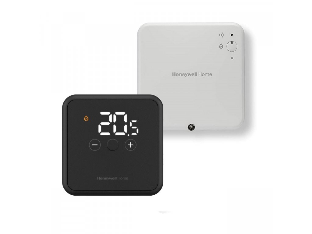 Bezdrátový digitální termostat Honeywell DT4R, černý (YT42BRFT22)