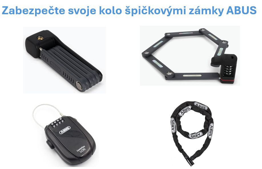 Zabezpečte svoje kolo špičkovými zámky ABUS