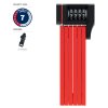 Skládací zámek ABUS 5700 C/80 SH BORDO UGRIP - čtyřmístný číselný  kód