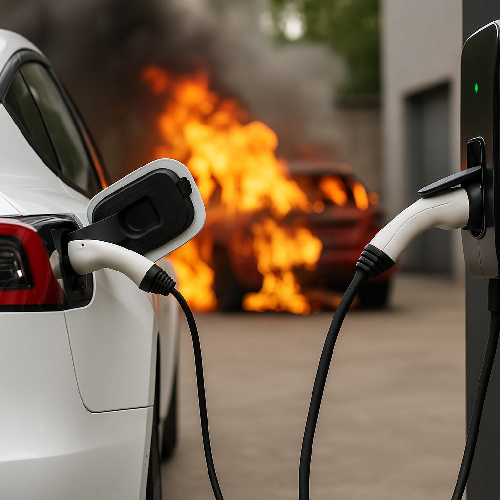 Požár elektromobilu. Mýtus nebo opravdová hrozba?
