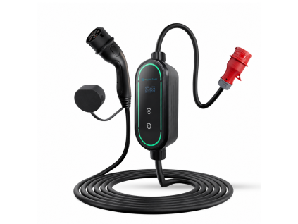 e-Vision Flex 11 kW – nabíjačka Typ 2 s červenou zástrčkou CEE 16 A