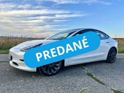 Tesla Model 3 Performance Dual Motor Refresh 2021 záruka – elektromobil na predaj