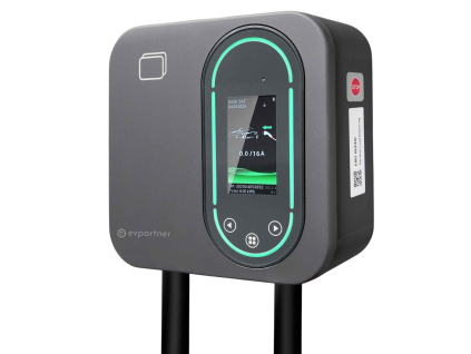 e-Vision Pro Max 22 kW Wi-Fi – inteligentný WallBox Typ 2, pohľad spredu